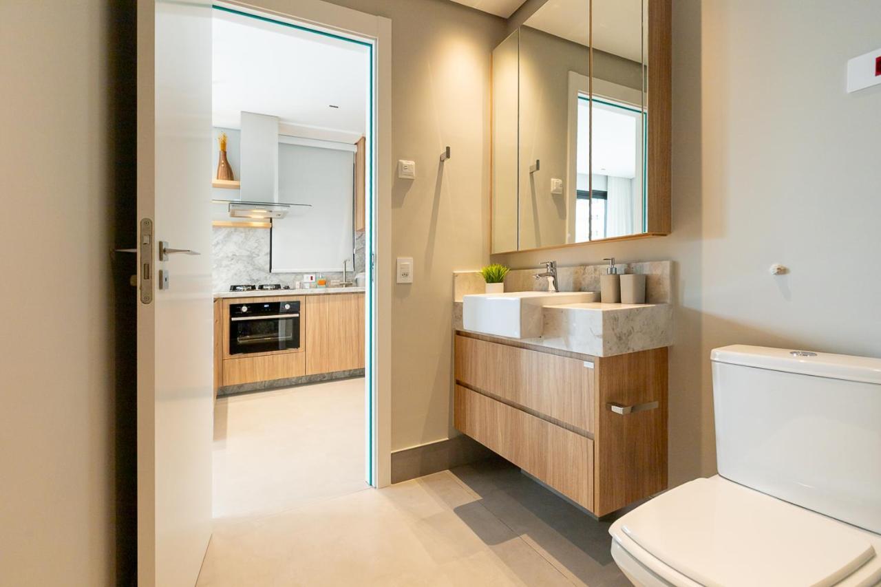 Apto Luxo 1q Varanda, Piscina, Academia E Garagem Apartamento *